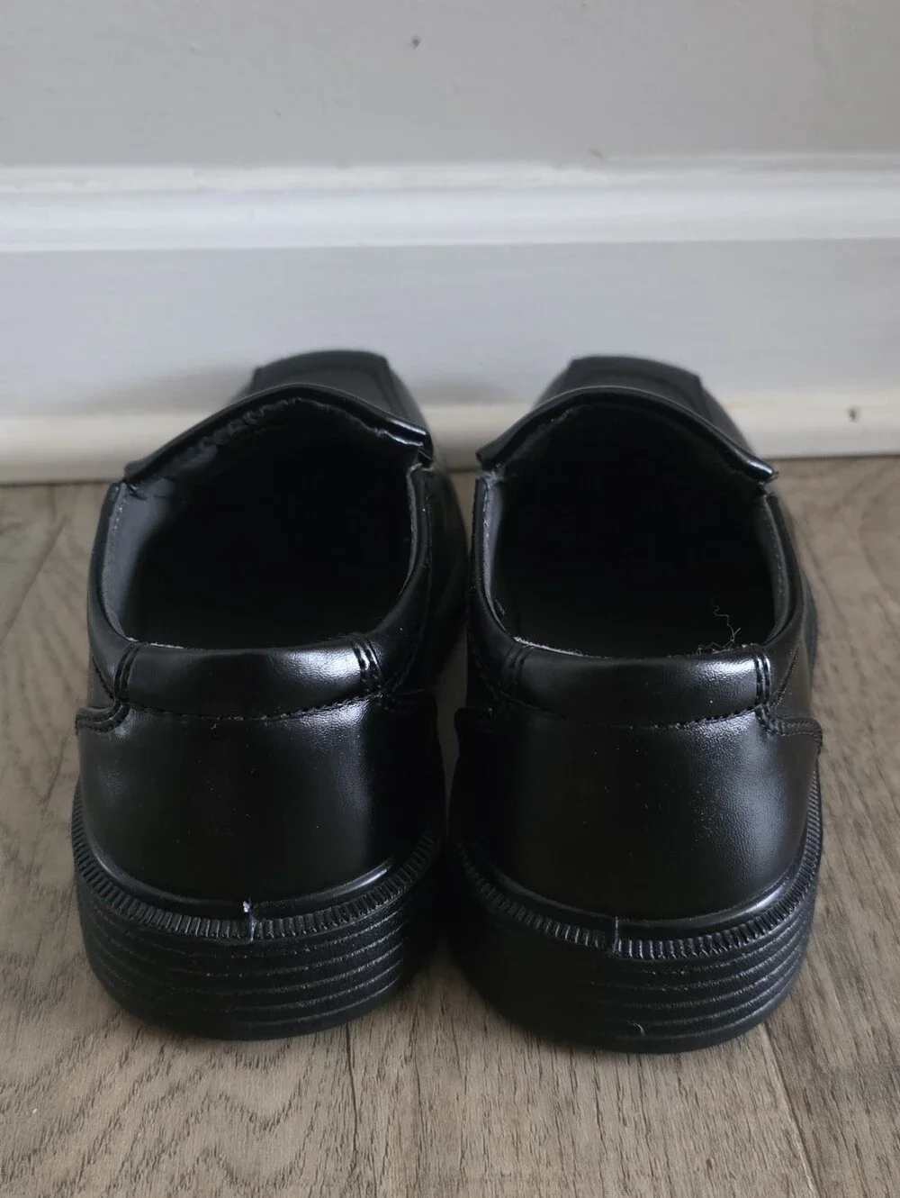 Deer Stags Boy's Black Slip-On Dress Loafers